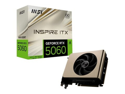 Видеокарта MSI Nvidia GeForce RTX 5060 Inspire [RTX 5060 8G INSPIRE ITX OC]
