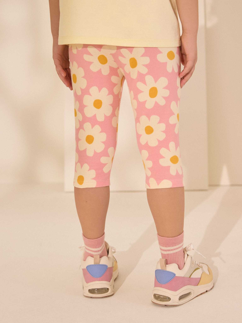 Легинсы укороченные для девочки Next AH9-730, Розовый