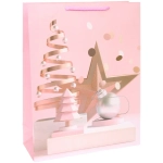 Пакет подарочный «Стильная зима» 31*40*12 см