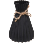 Ваза из пластика «Селин» 12*17см цвет черный