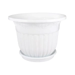 Горшок-Кашпо 'Лозанна' 7л. с поддоном /белый (комплект 20 шт)