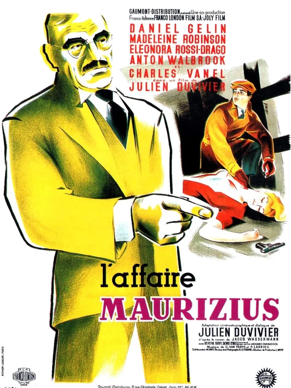 Дело Маурициуса (1953) (DVD-R)