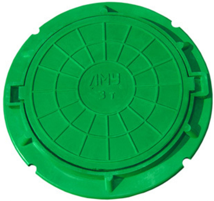 Люк полимерпесчаный тип ЛМУ (A30)  с номинальной нагрузкой 3 тонны