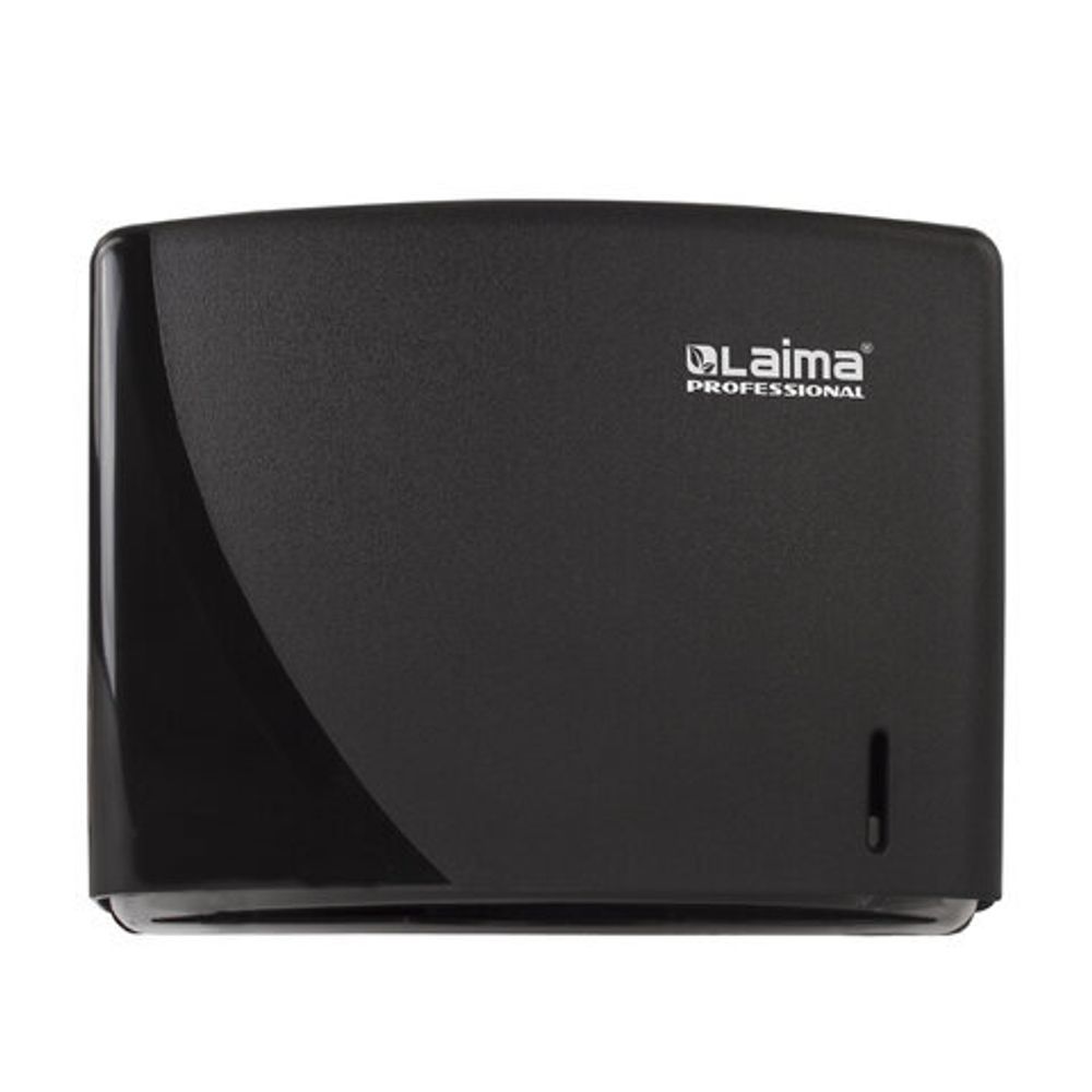Диспенсер для полотенец LAIMA PROFESSIONAL ORIGINAL (Система H2), Z-сложения, черный, ABS-пластик, 605760