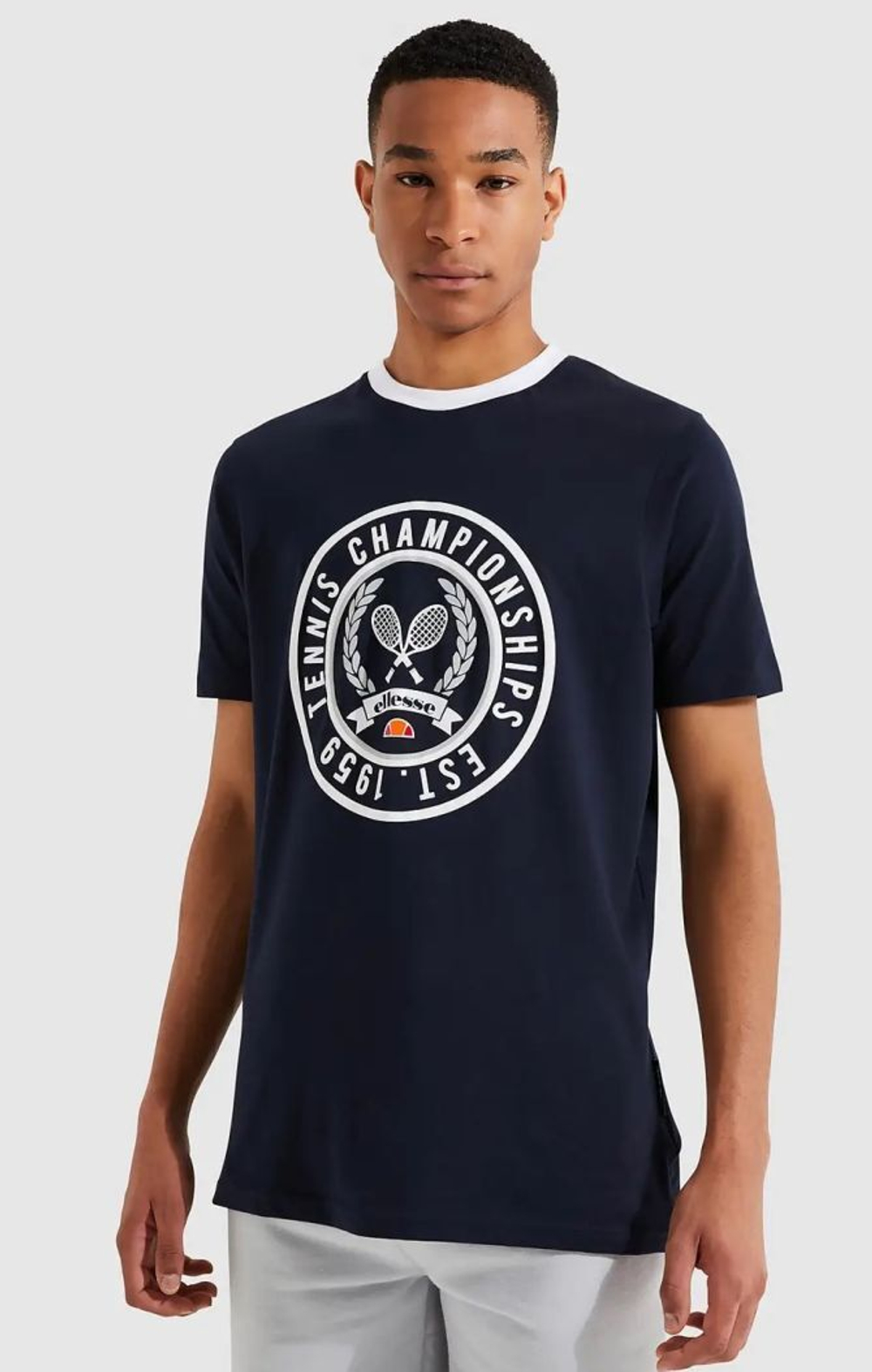 Мужская теннисная футболка Ellesse Segna Tee - небесный