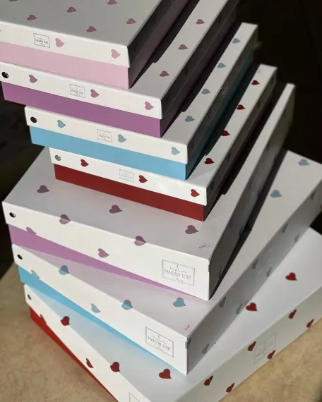 Набор полотенец  SOFT HEARTS красные 2пр 50х100 Maison Dor Турция