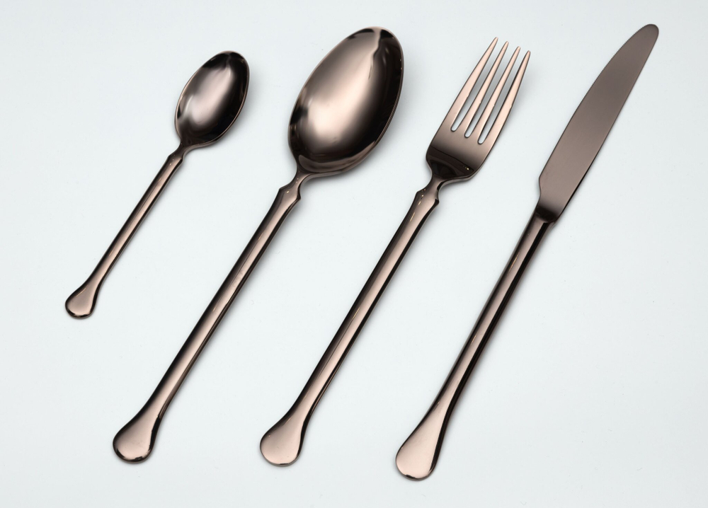 Набор столовых приборов 24шт Herdmar Kiev шоколадный