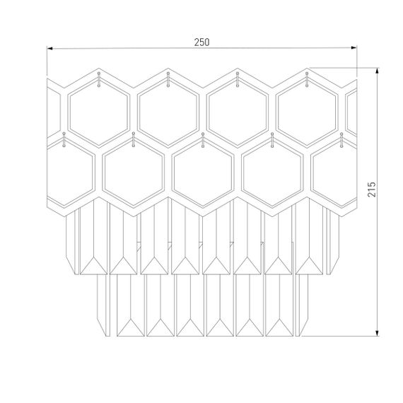 Настенный светильник Eurosvet Ariana 10124/2 золото/прозрачный хрусталь Strotskis