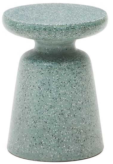 Приставной столик Mesquida из зеленого терраццо Ø 39 Испания