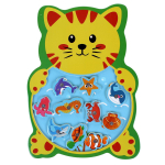 Развивающая игрушка деревянная Рыбалка простая ., C-41896