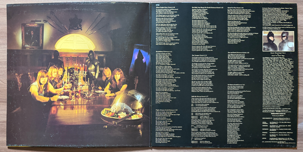 Iron Maiden ‎– Piece Of Mind (Европа 1983г.)