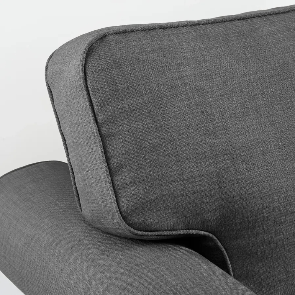 EVERTSBERG 2-местный диван с ящиком для хранения Skiftebo/темно-серый ИКЕА