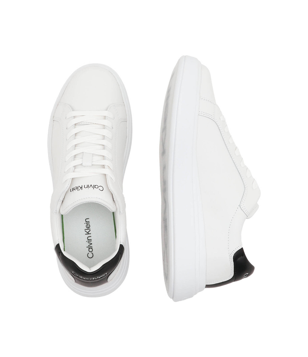 Кожаные кроссовки Calvin Klein - белый(HM0HM01016)