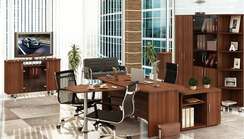 Кабинет руководителя Лидер 82 Орех Пегас (комплект)