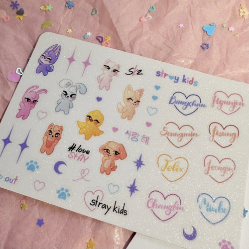 Стикерпак / Dust Witch / STRAY KIDS / skzoo micro