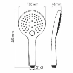 Смеситель для ванны WasserKRAFT Saale SET2865 белый матовый