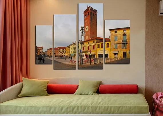 Модульная картина"Бассано-дель-Граппа"