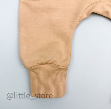 Штаны из футера "Мир животных" итальянский песок