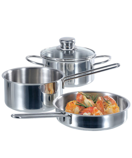 Fissler Набор посуды из нержавеющей стали Snack set, 3 предмета