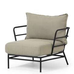 Кресло Mareluz с черным каркасом