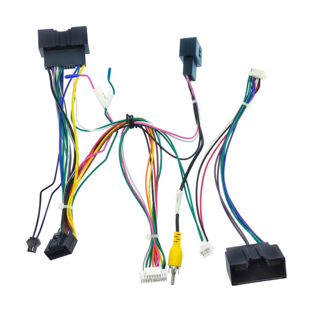 Комплект рамки с разъёмами 9" Ford Focus 3 2011-2019 шайба + кнопки - Car-Smart 7079F2