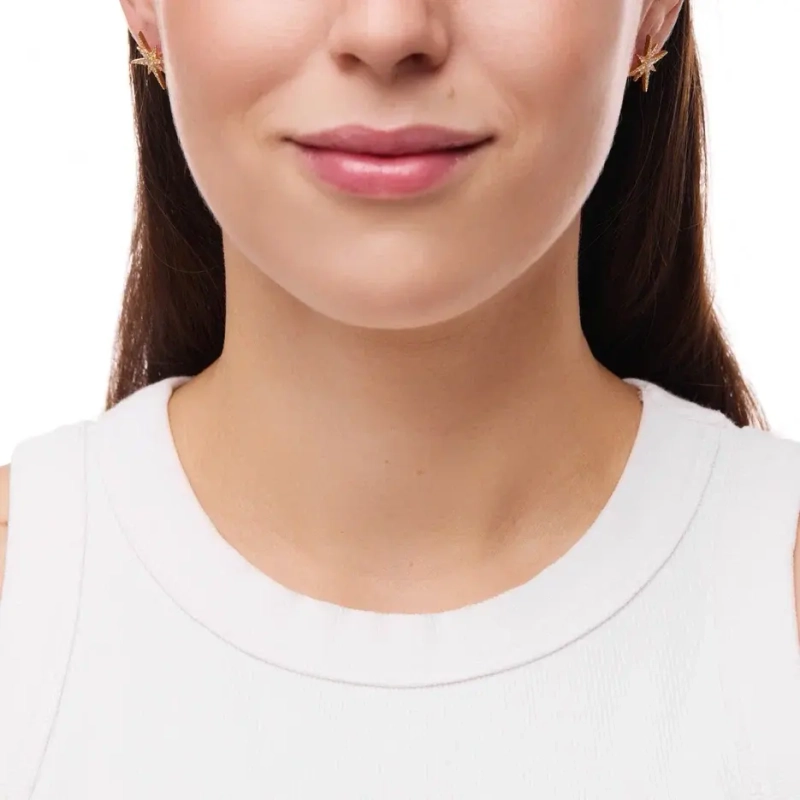 Серьги-пусеты Искра – Золото