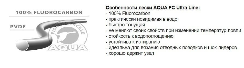 Леска для рыбалки FC Ultra Fluorocarbon 100% 0,30mm 30m