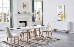 Стул Bert кремовый, ножки ясень