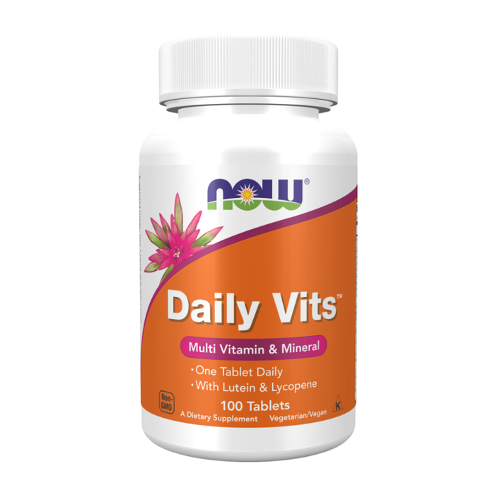 Мультивитамины и минералы, Daily Vits, Now Foods, 100 таблеток