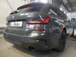 Оцинкованный фаркоп на BMW 3-Series седан/универсал 2018-, BMW 4-Series G22 coupe 2020-, BMW 4-Series G26 Gran Coupe 2021- (без электрики), Galia B025C