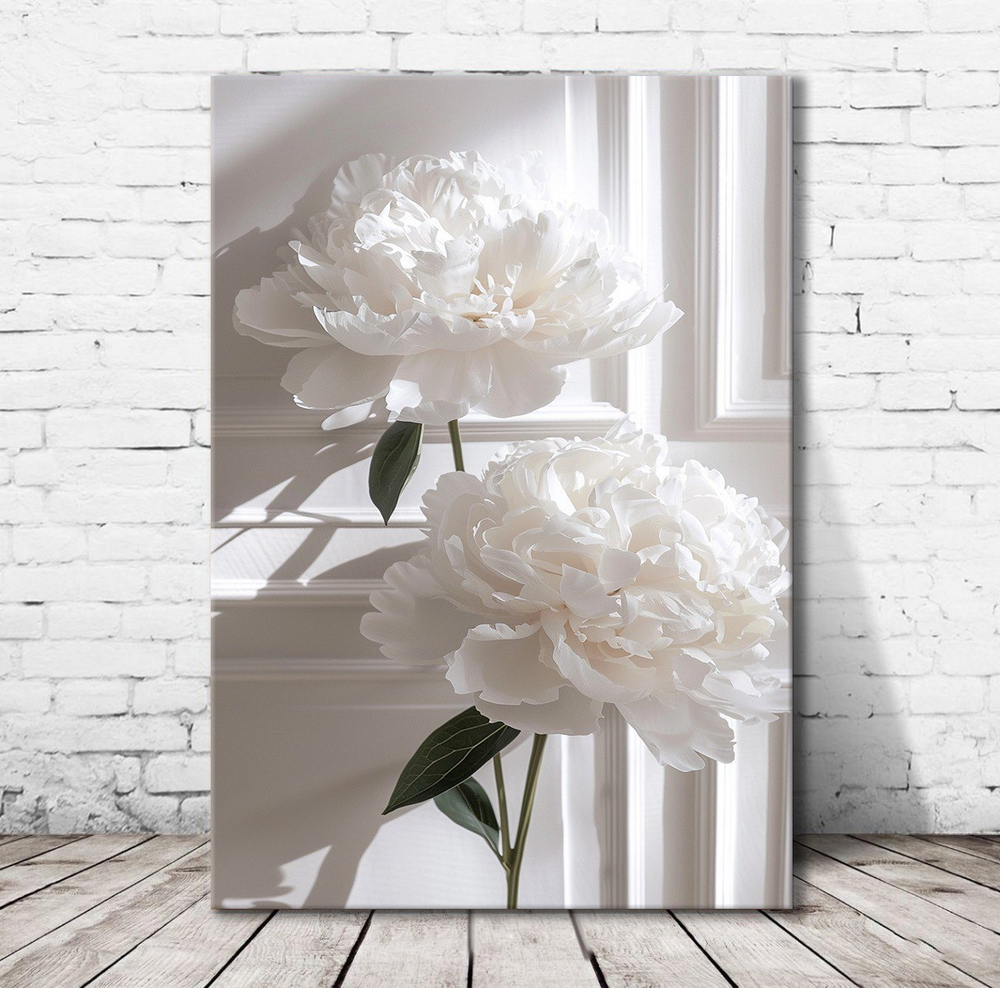 Белые пионы