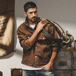 Джинсовая мужская куртка из классической винтажной ткани,сезон весна-осень