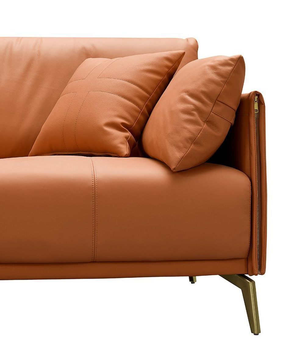 Диван CALIFORNIA NAPPA SF002 угловой (3-х местный левый угол) коричневый 6606