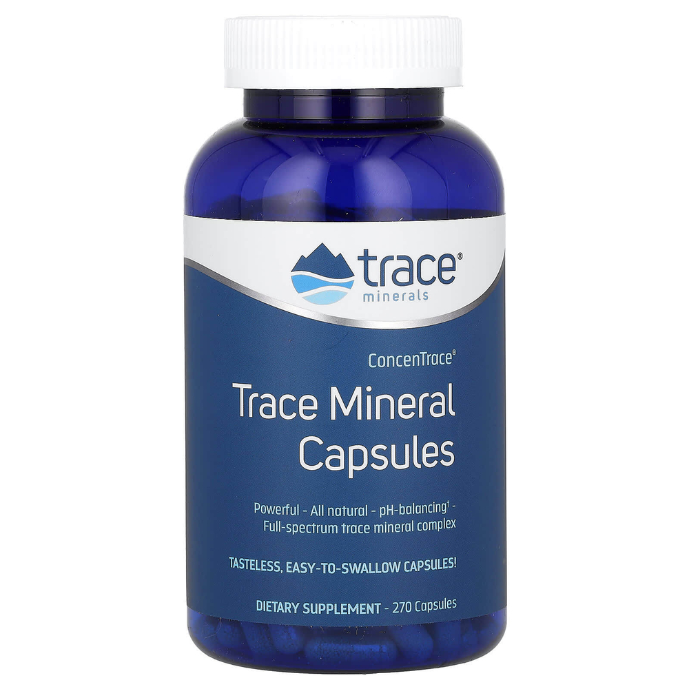Trace, ConcenTrace, капсулы с микроэлементами, 270 капсул