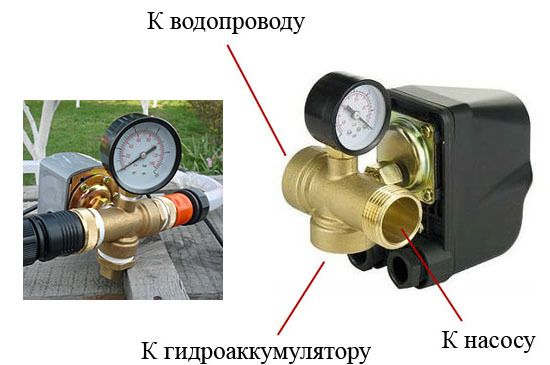 Пятерник Tim для гидроаккумулятора и насосной станции
