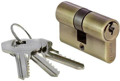 Ключевой цилиндр (50мм) 50C бронза античная