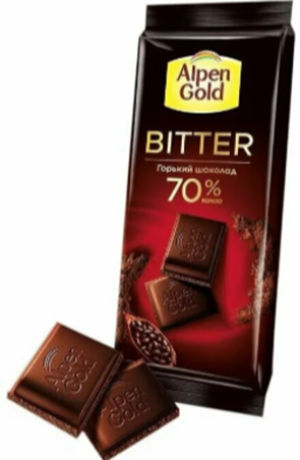 Альпен Гольд BITTER Горький 70% 80гр