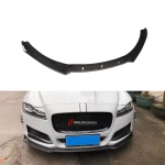 Карбоновая губа переднего бампера для Jaguar XF 2016-2019 Ягуар