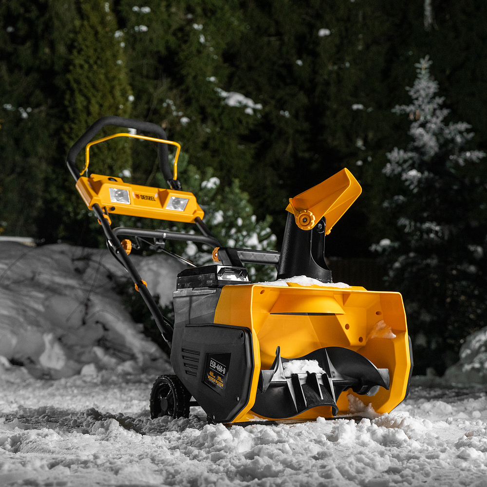 Снегоуборочная машина аккумуляторная, ESB-460-0, Li-Ion, 36В Denzel