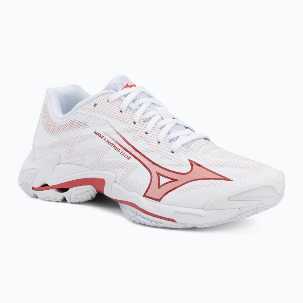 Женские Кроссовки волейбольные Mizuno Wave Lightning Elite white/rose elegance/lava falls