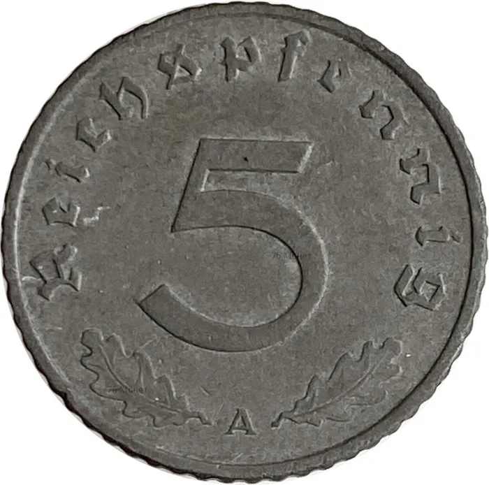 5 рейхспфеннигов 1940 Германия (Третий рейх) "A"