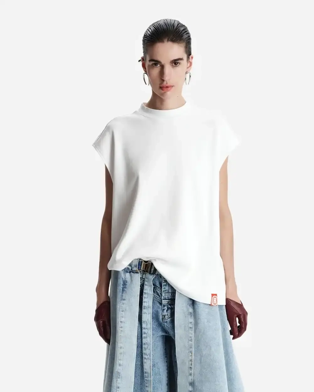 Майка белая