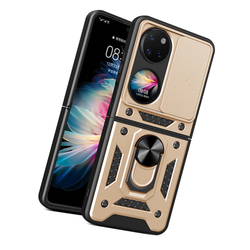 Чехол с кольцом Bumper Case для Huawei P50 Pocket