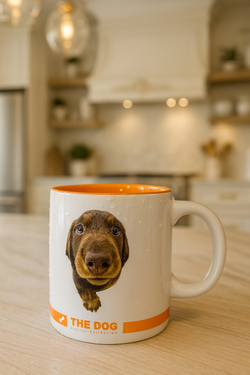 Кружка с щенком THE DOG — для тех, кто пьёт кофе с характером 🐶☕