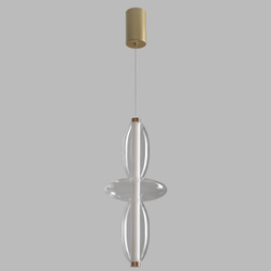 Светильник подвесной Crystal Lux QUASAR SP14W LED TRANSPARENT