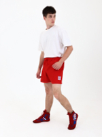 Шорты для боевого САМБО красные