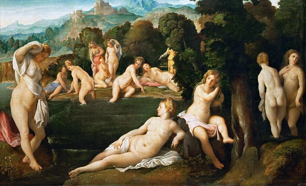Jacopo d'Antonio Negretti aka Palma Vecchio - эротическое искусство художника Якопо д'Антонио Негретти (Пальма Веккьо). 16+