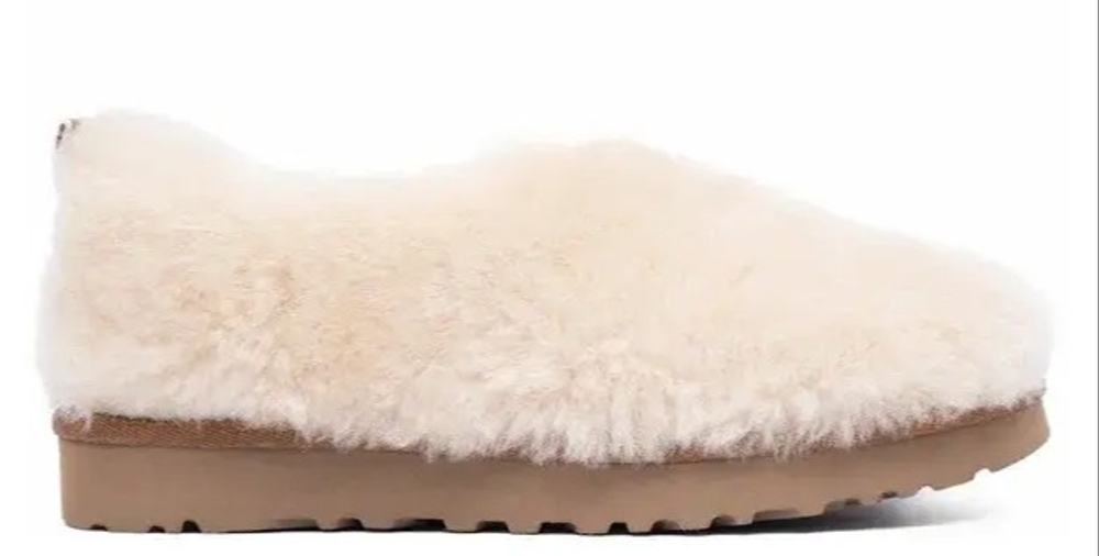 Ugg Hailey Fluff Slippers Natural