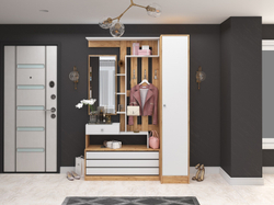 Пенал Ямайка ЯПП-1, дуб крафт/белый