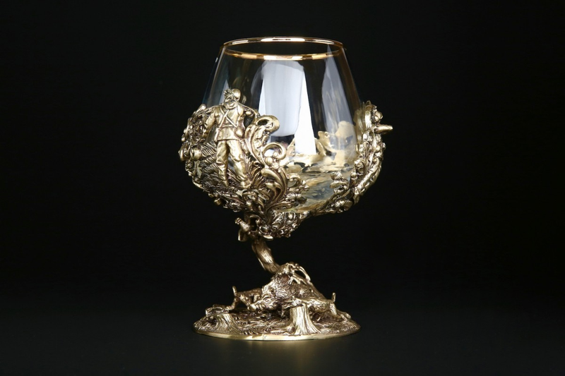 Бокал для коньяка "Охота Элит" Кабан